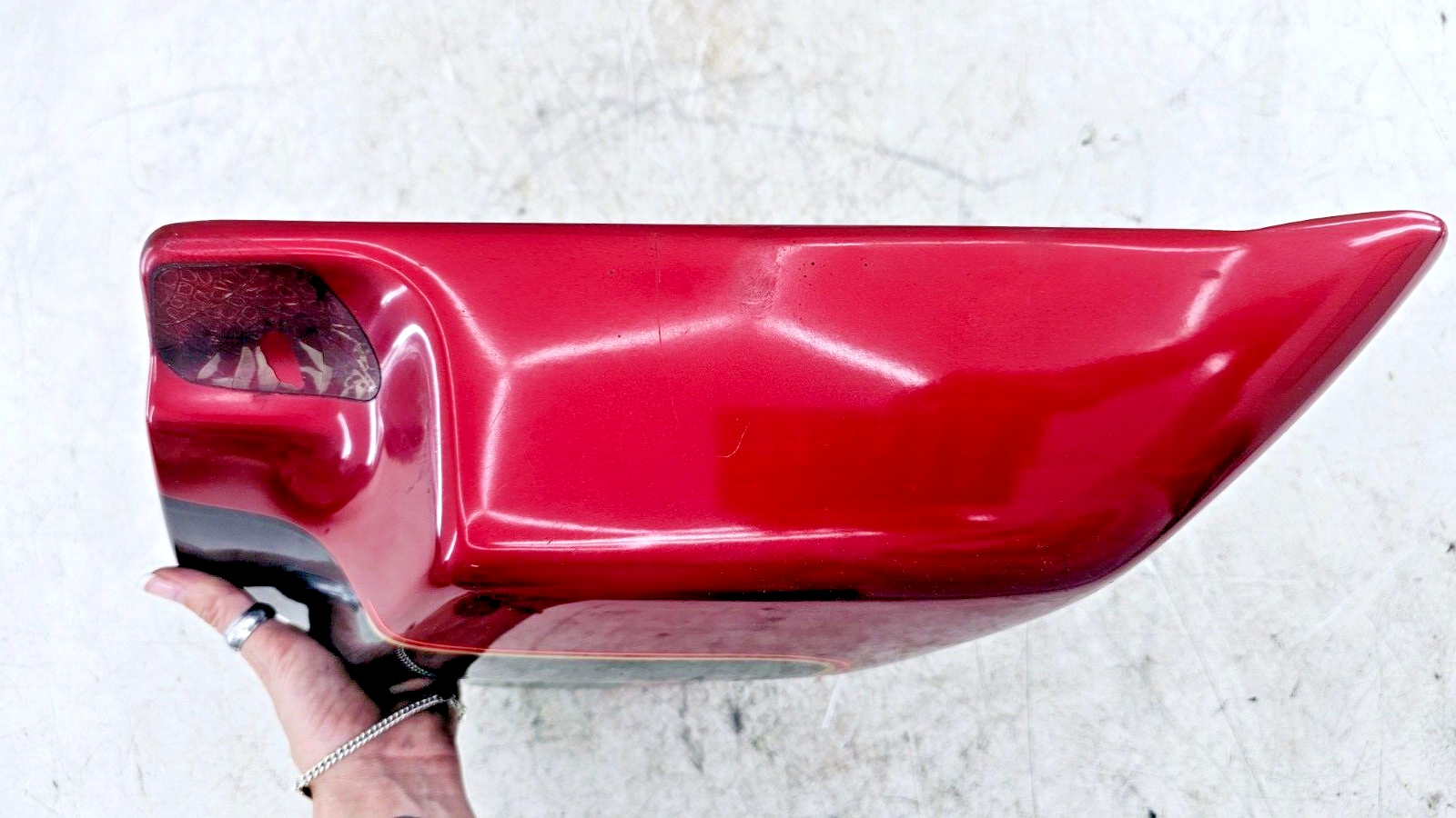 1998 HARLEY FLH ELECTRA GLIDE Right Side Cover Fairing Panel Cowl RED BLACK OEM