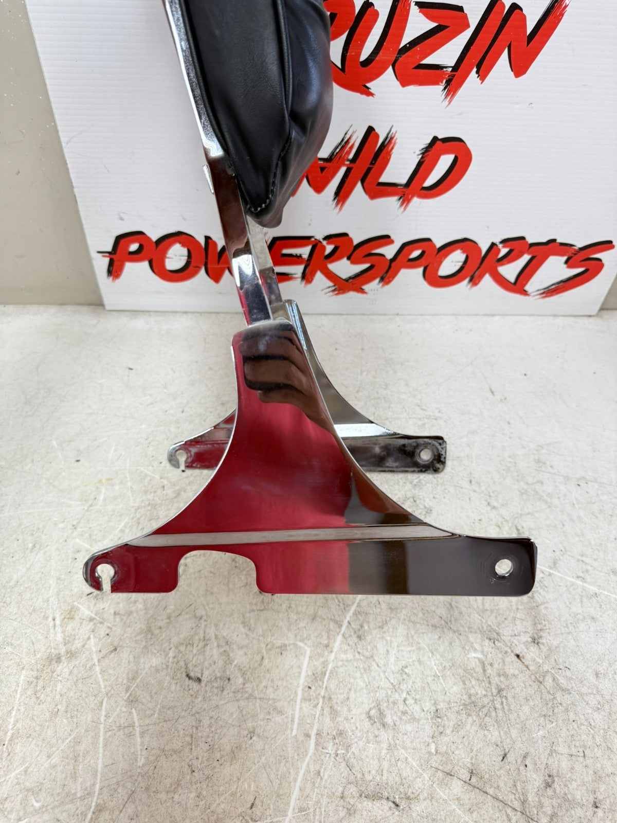 1997 HARLEY DAVIDSON SOFTAIL Sissy Bar Passenger Backrest Pad Chrome