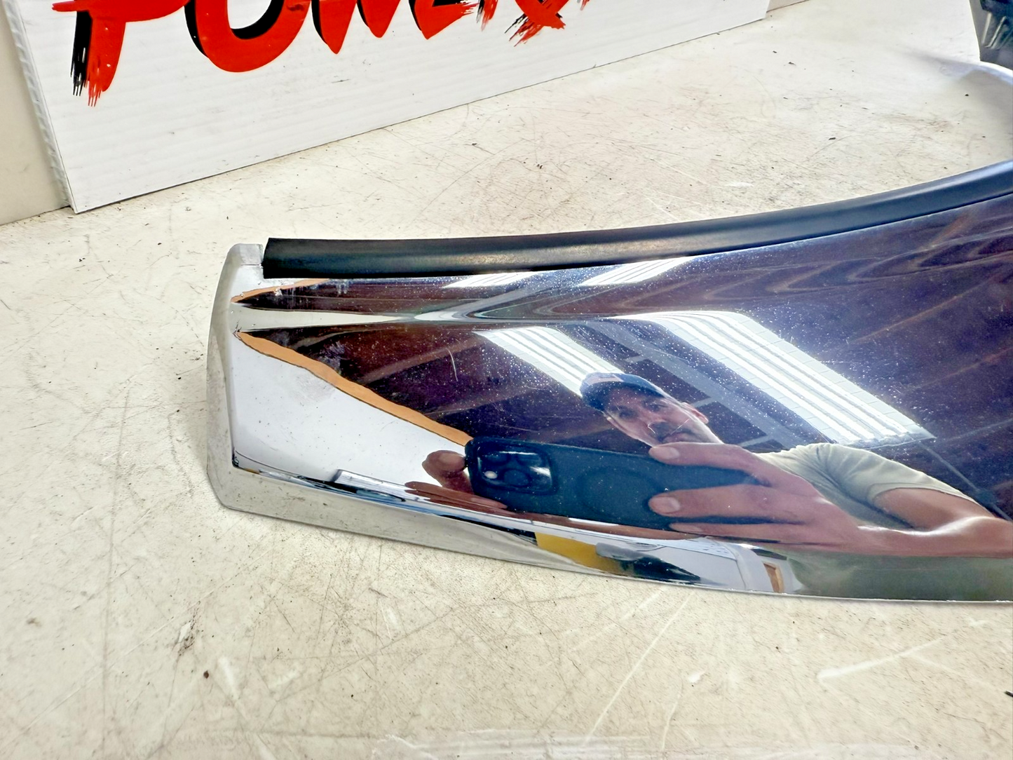 2001 HONDA VALKYRIE INTERSTATE Upper Fairing Windshield Trim Garnish Chrome