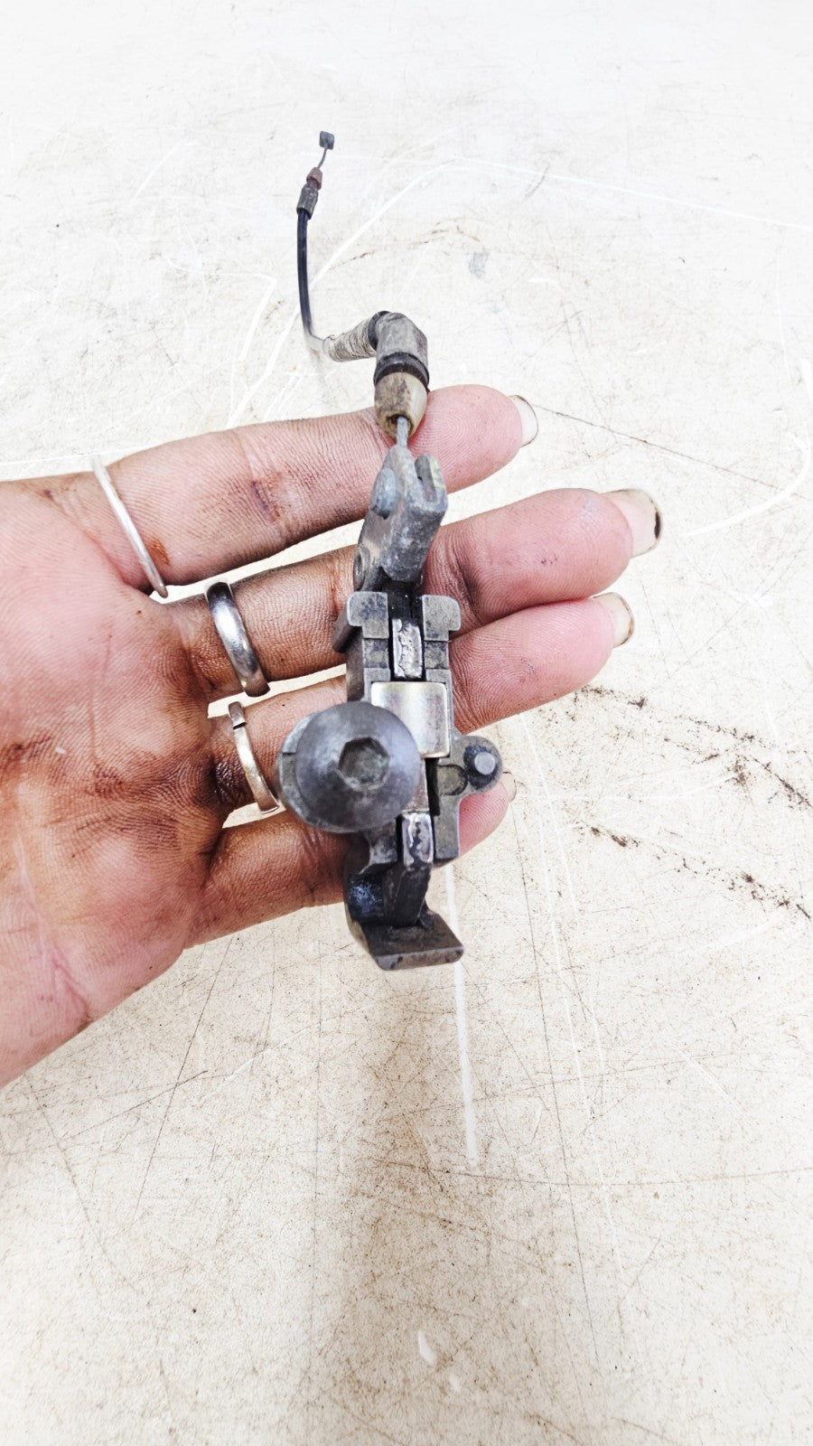 2000 HONDA VALKYRIE INTERSTATE Seat Latch Release Mount Bracket + Cable