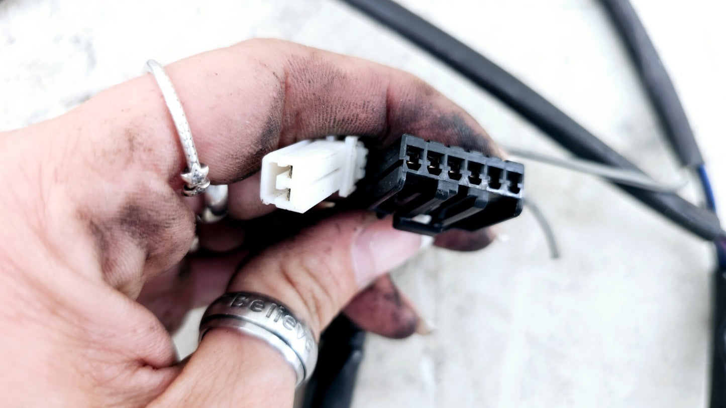 1998 HARLEY FLH ELECTRA GLIDE Fog Highway Turn Signal Light Chrome Housing Eagle