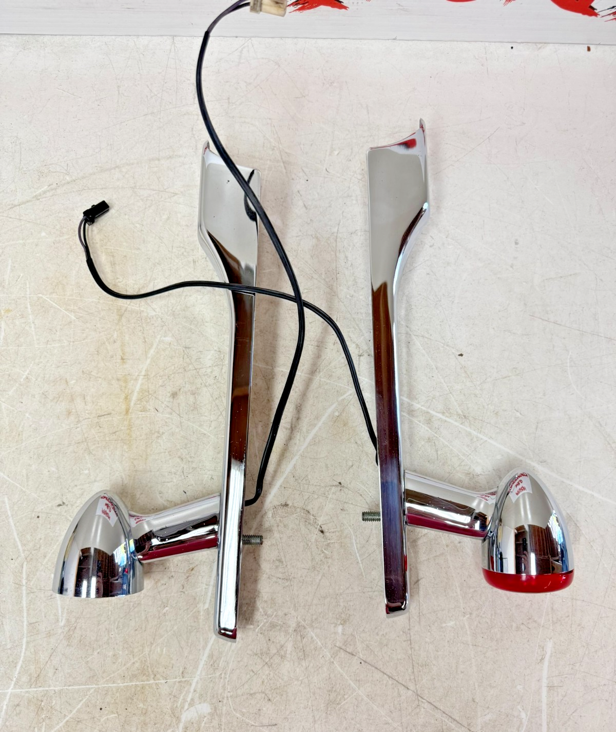2003 Harley Davidson Sportster Rear Fender Strut Covers w/ Turn Signals