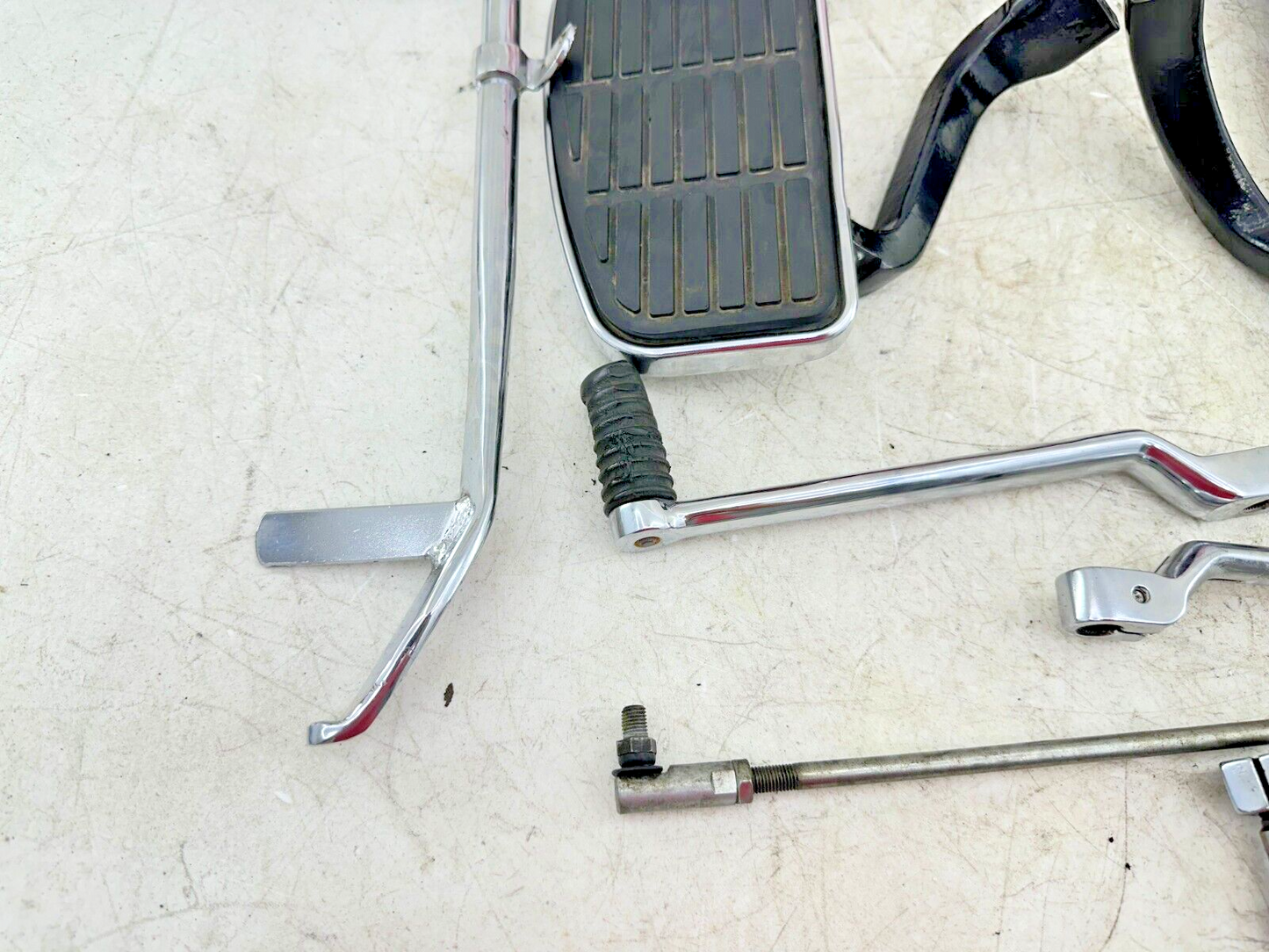 1994 HARLEY ELECTRA GLIDE Driver Floorboards Kickstand + Heal Toe Shifter