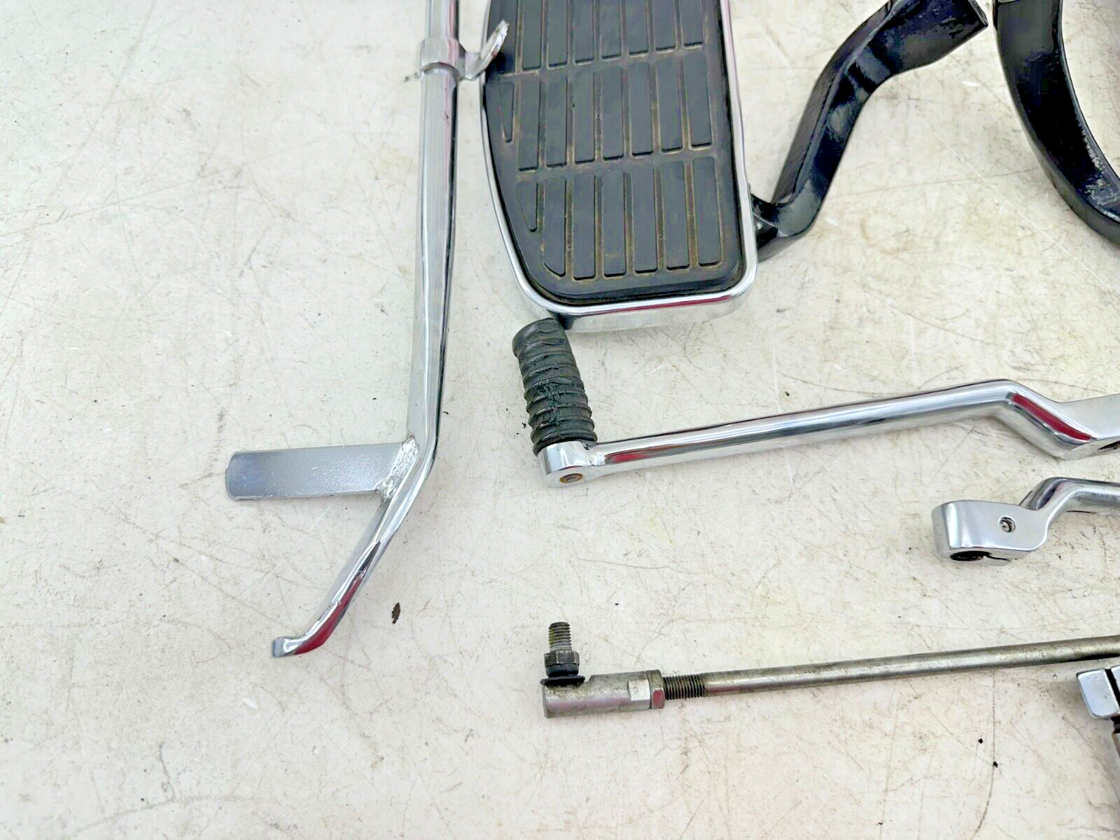 1994 HARLEY ELECTRA GLIDE Driver Floorboards Kickstand + Heal Toe Shifter