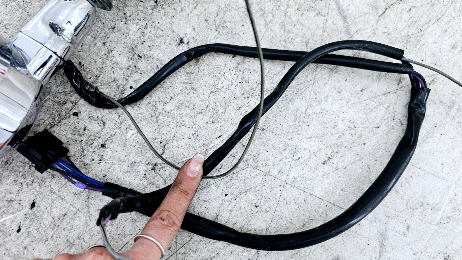 1998 HARLEY FLH ELECTRA GLIDE Fog Highway Turn Signal Light Chrome Housing Eagle