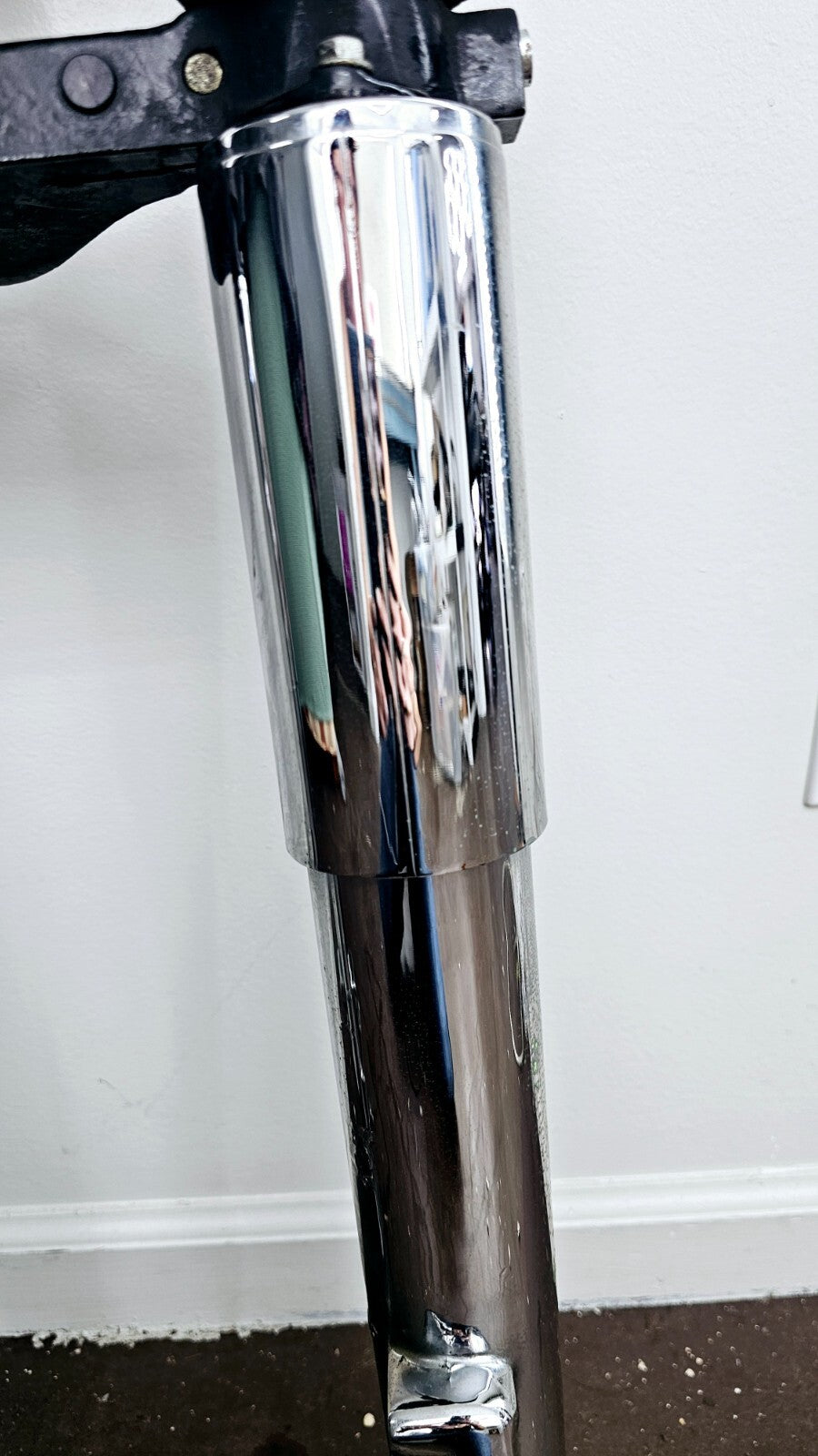 2002 HARLEY ELECTRA GLIDE Chrome Forks Triple Tree Front End Chrome Lowers