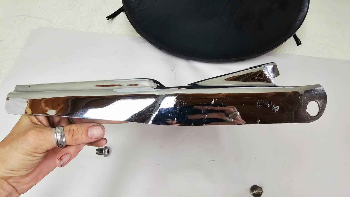 1995 HARLEY SOFTAIL FATBOY Corbin Solo Springer Driver Seat Chrome Filler Panel
