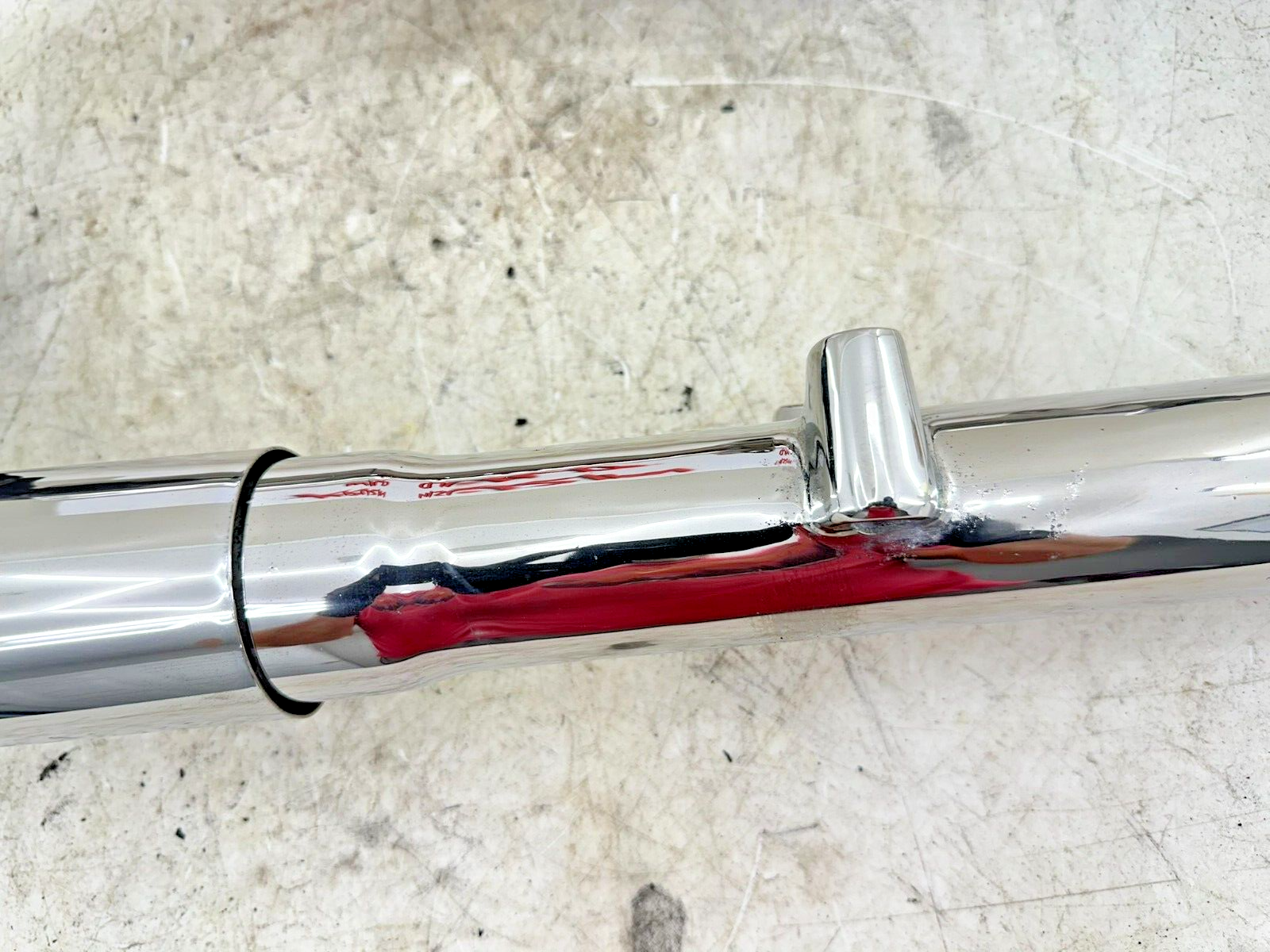 1995 HARLEY SOFTAIL Chrome Forks Front End Suspension Top Triple Clamp