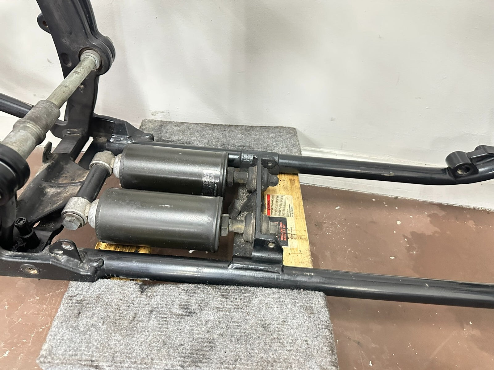 2001 HARLEY SOFTAIL Deuce Frame Chassis Swingarm Shocks Straight