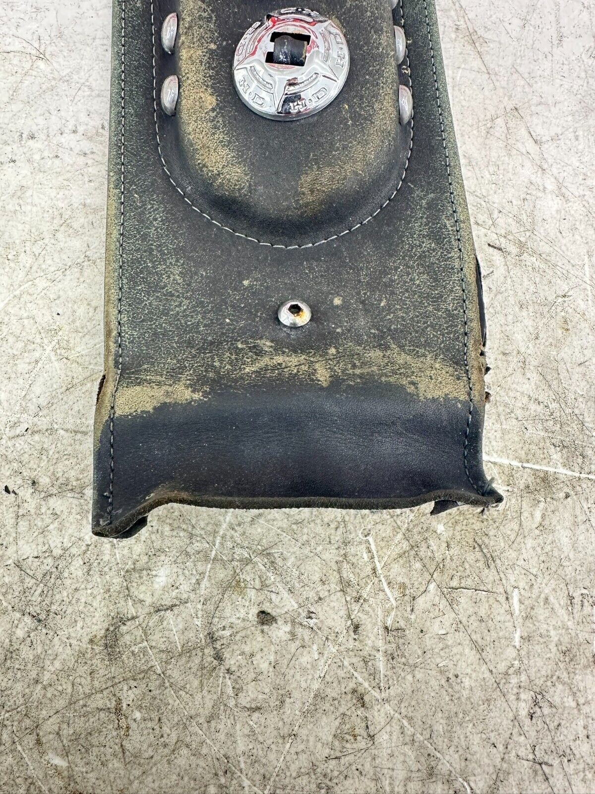 1995 HARLEY SOFTAIL OEM HD Leather Gas Tank Dash Filler Panel