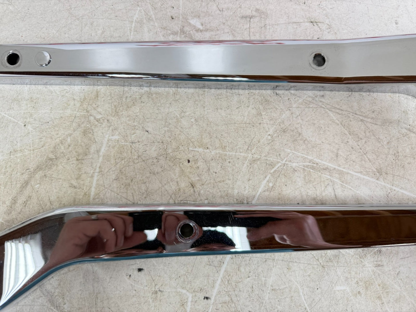 2003 HARLEY DYNA WIDE GLIDE Rear Fender Frame Chrome Strut Arm Bars