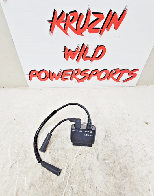 1996 HARLEY SOFTAIL Ignition Coils + Plug Wires 31614-83A Twin Fire OEM