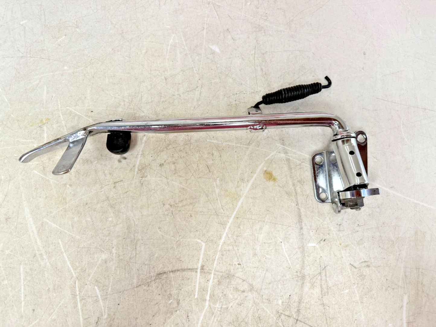 2003 HARLEY ELECTRA GLIDE OEM Left Side Jiffy Kick Stand Chrome