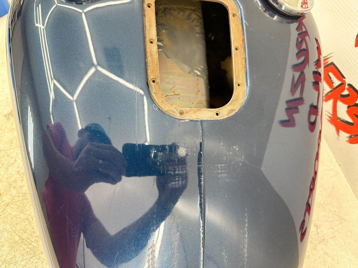 2002 HARLEY SOFTAIL OEM HD EFI Gas Fuel Tank Nice Paint