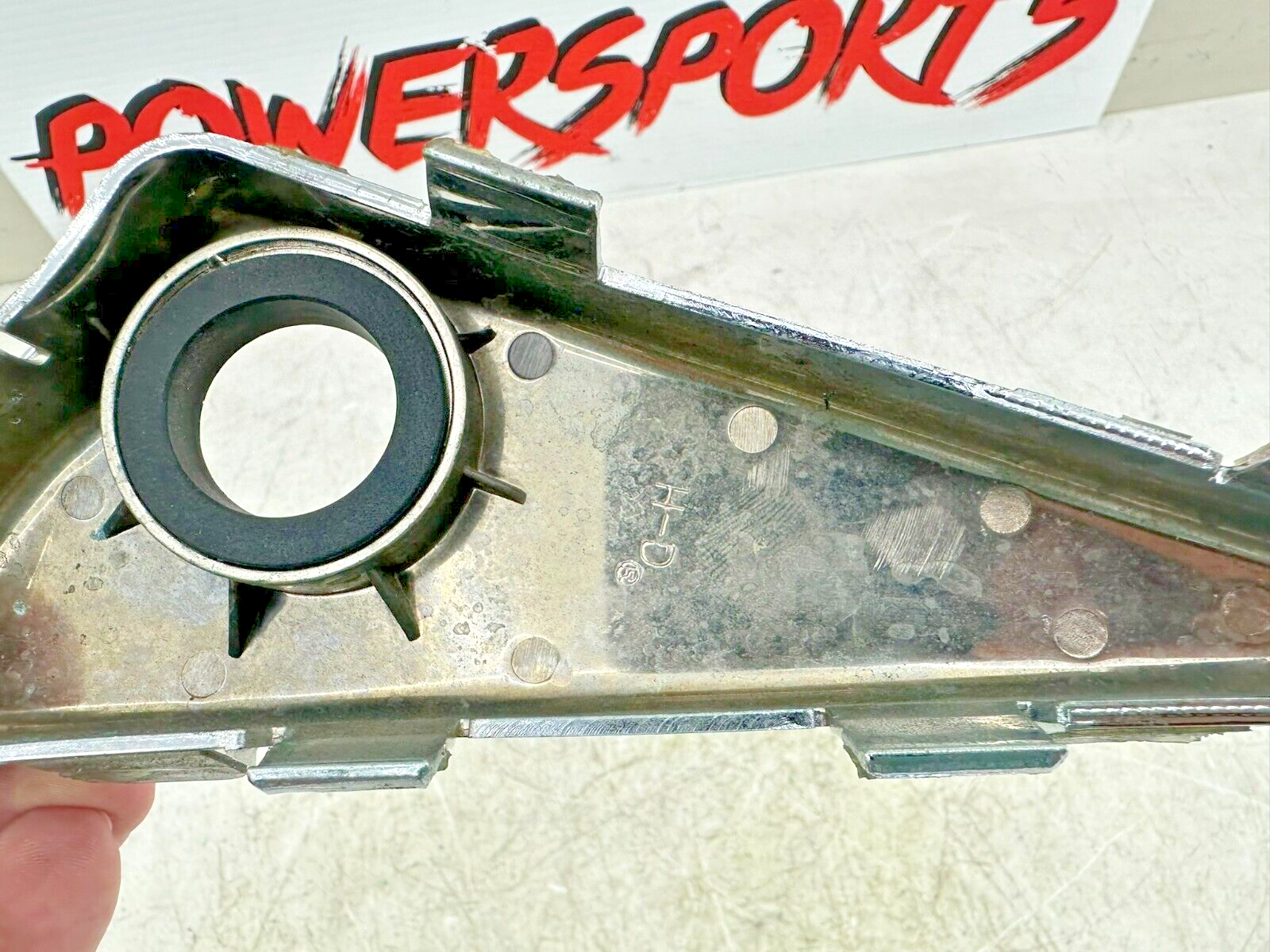2003 Harley Davidson VRod VRSCA Chrome Ignition Switch Right Side Cover Triangle