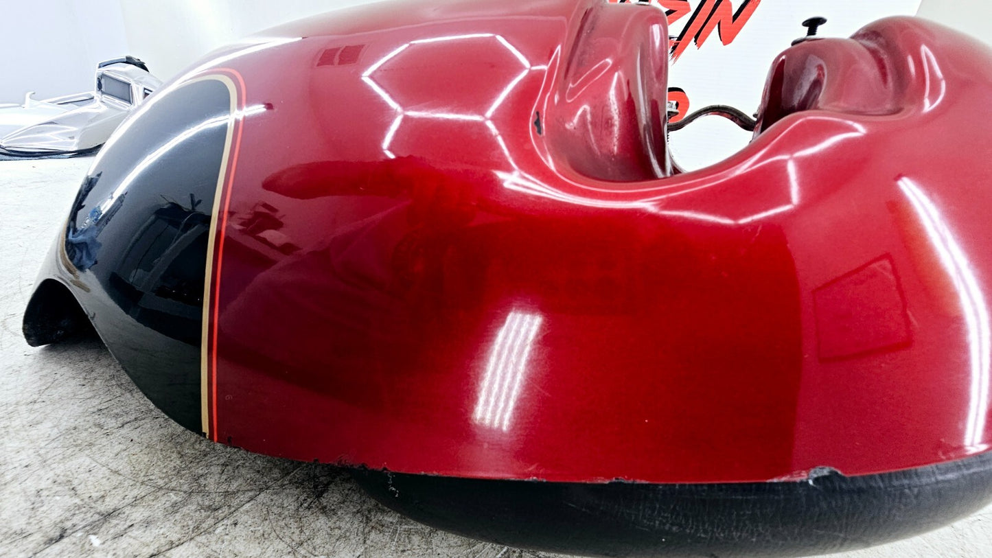 1998 HARLEY FLH ELECTRA GLIDE Left Lower Leg Fairing Cowl Panel RED BLACK OEM HD