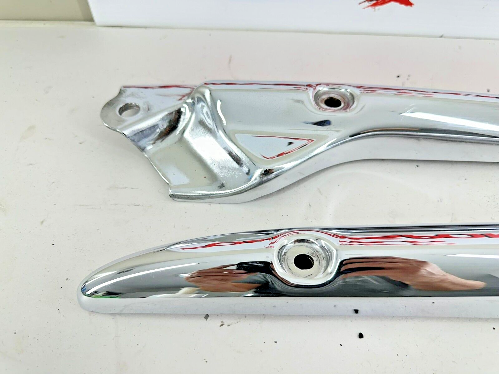 1998 HONDA VALKYRIE TOURING Chrome Rear Frame Fender Strut Arm Bars