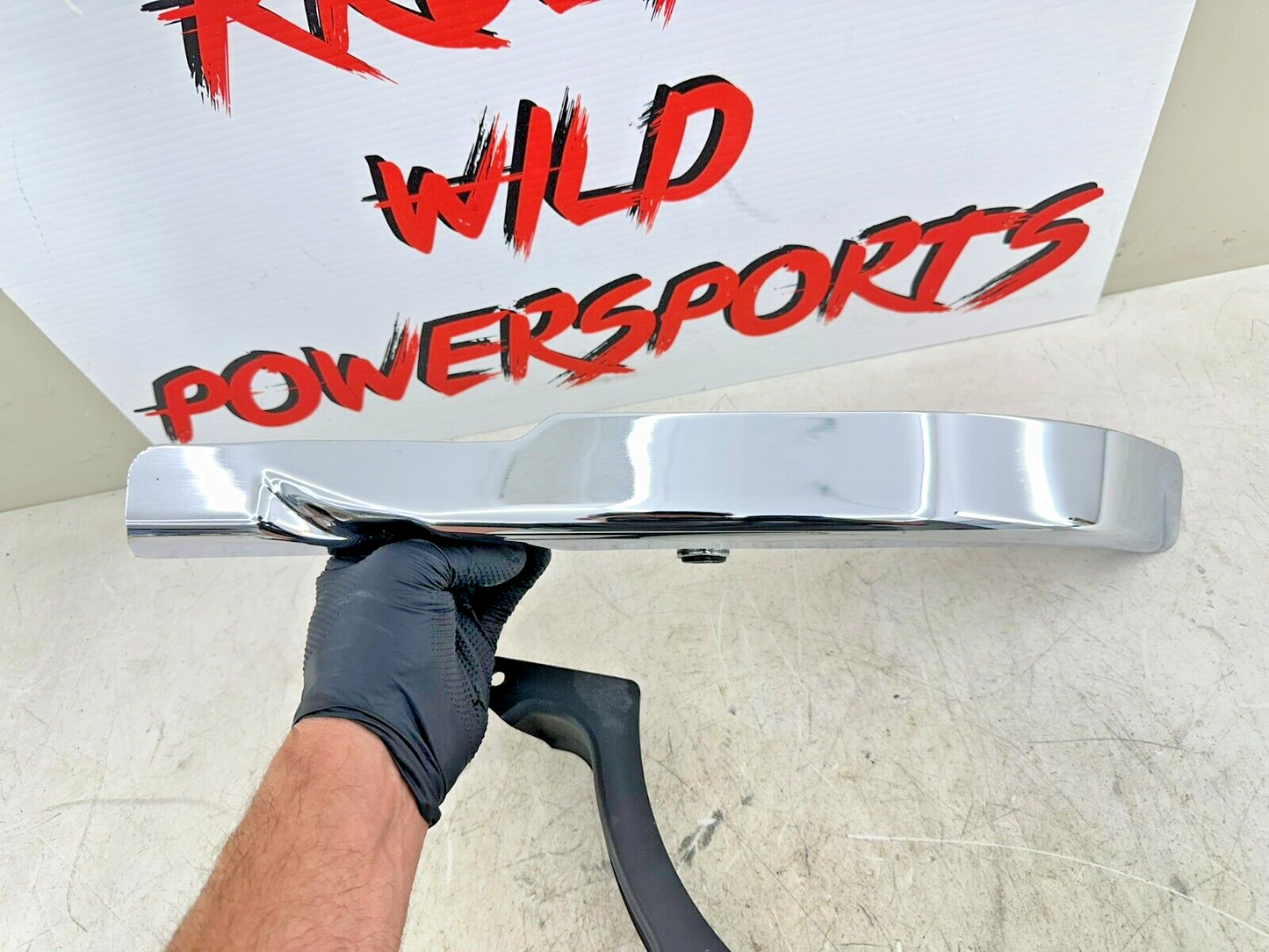 2001 HARLEY DAVIDSON SOFTAIL Chrome Upper Black Lower Belt Guard