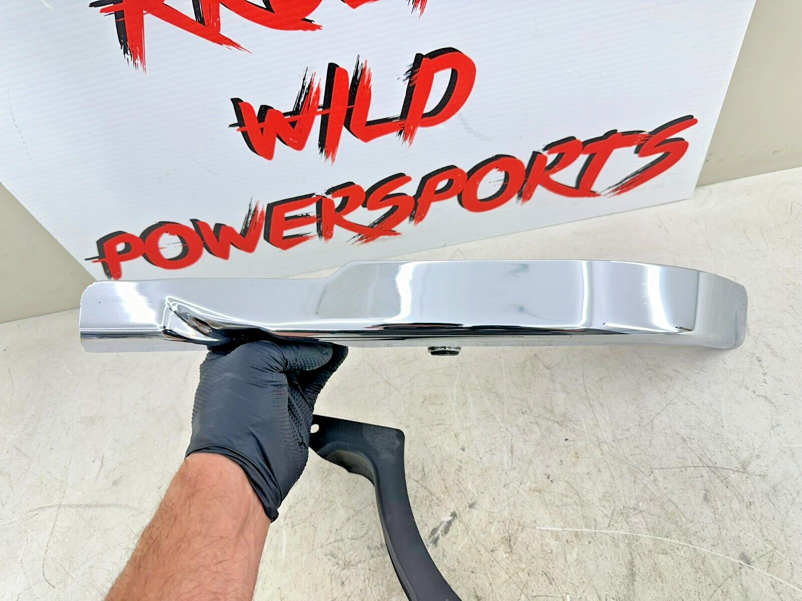 2001 HARLEY DAVIDSON SOFTAIL Chrome Upper Black Lower Belt Guard