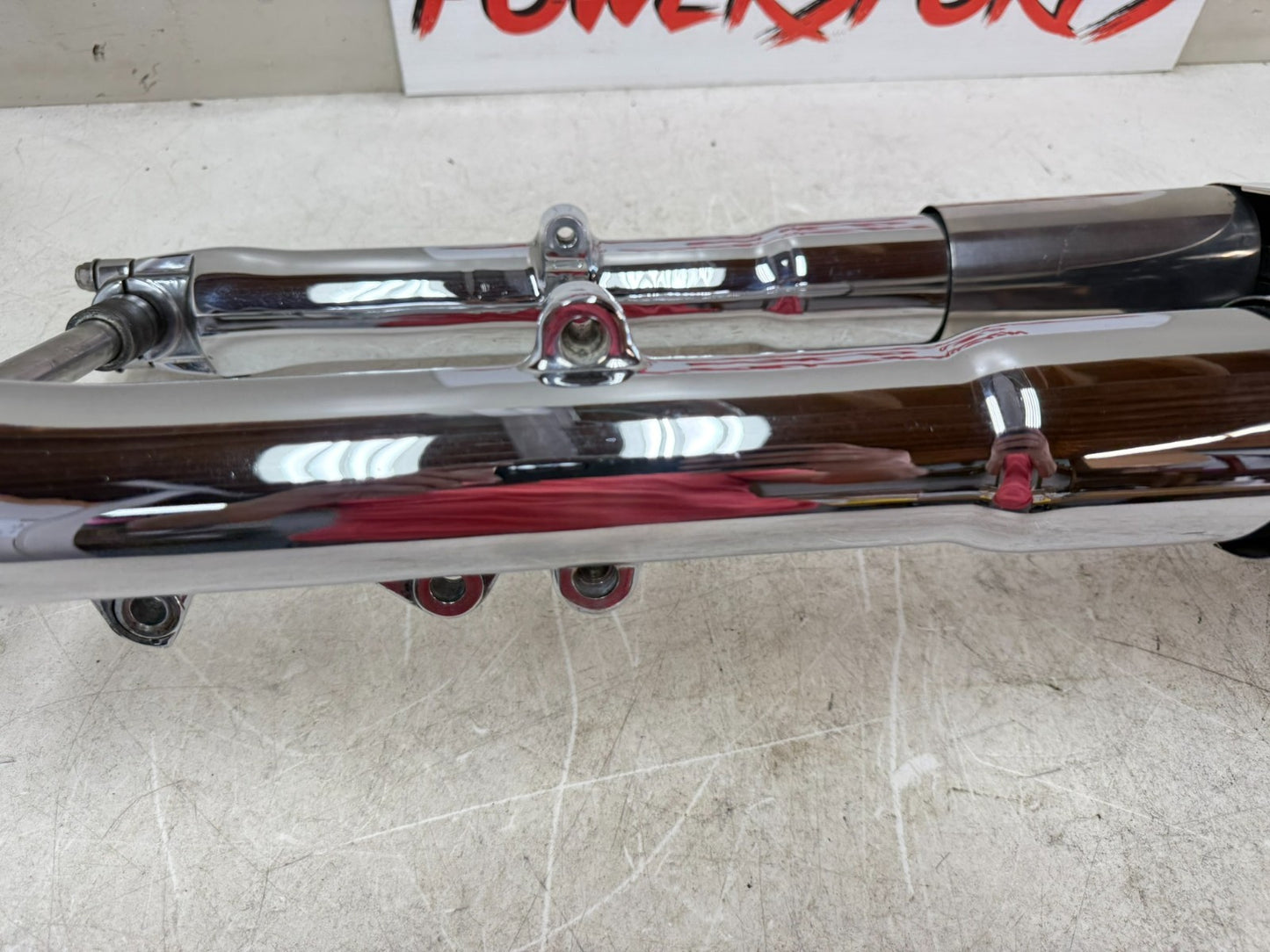 1997 HARLEY DAVIDSON SOFTAIL Chrome Front End Forks Triple Tree Lowers 41mm 