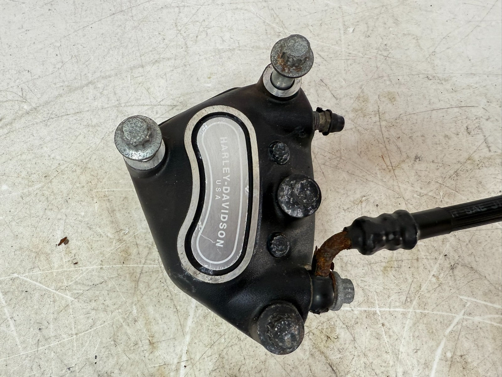 2003 Harley Davidson Sportster Front Brake Master Cylinder Caliper & Hose