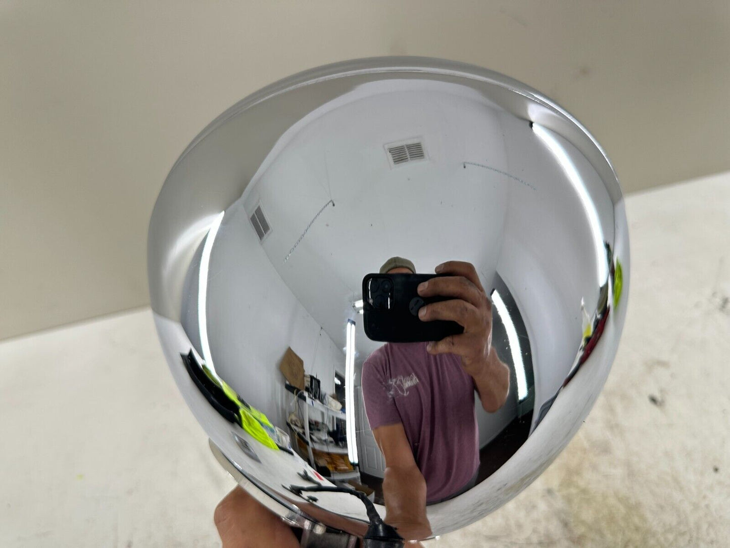 2003 HARLEY DAVIDSON SOFTAIL 8" Chrome Headlight Housing & Bulb OEM HD