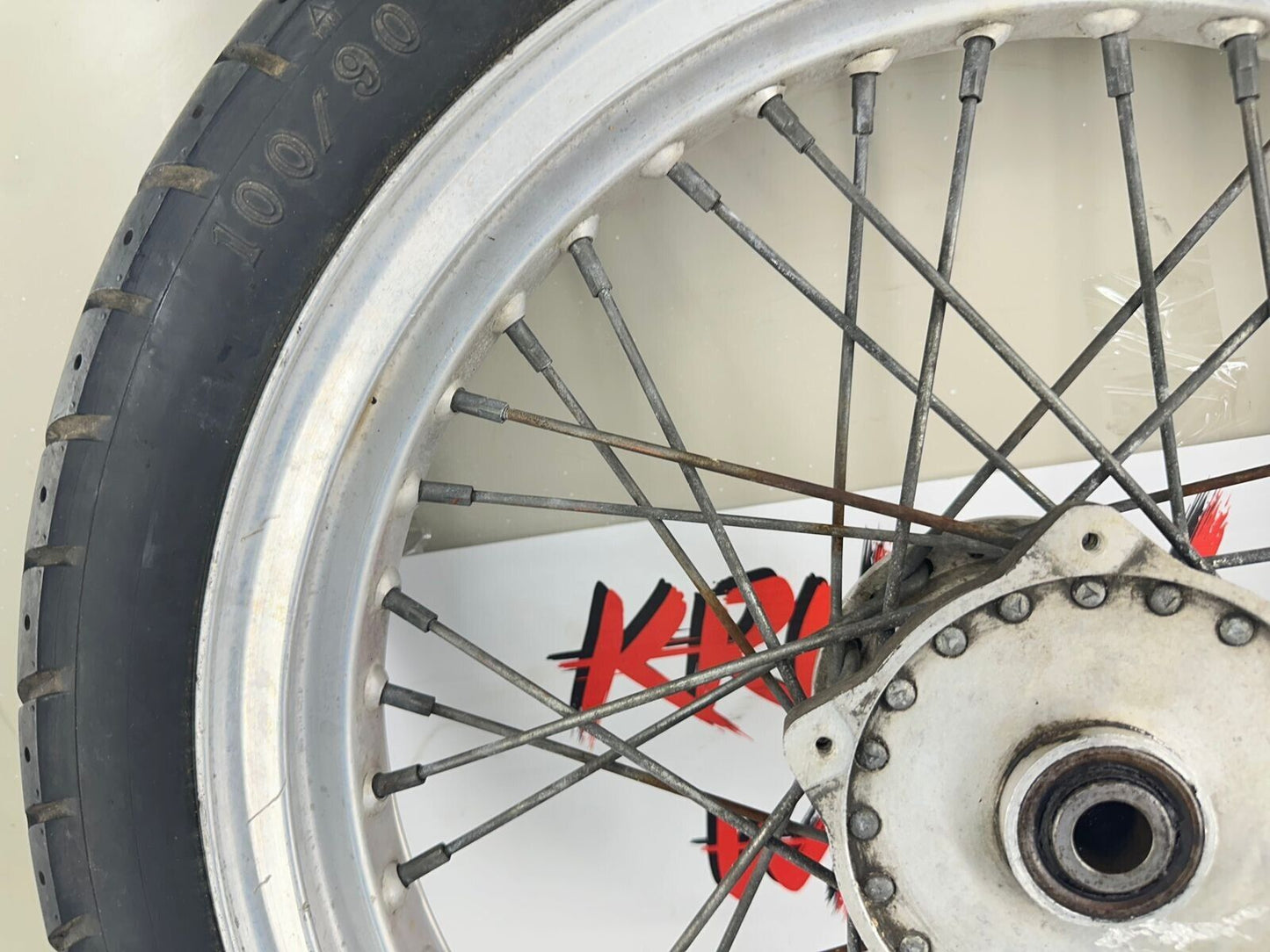 2003 Harley Davidson Sportster  99 Down 19" Front Wheel Rim Spoke Laced