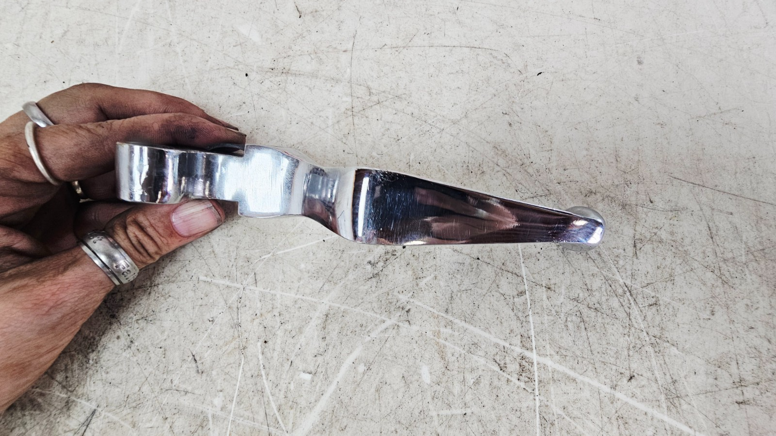 1990 Harley FXR FXRT FXRD FXRS FXLR FXRC Chrome Brake Clutch Lever OEM