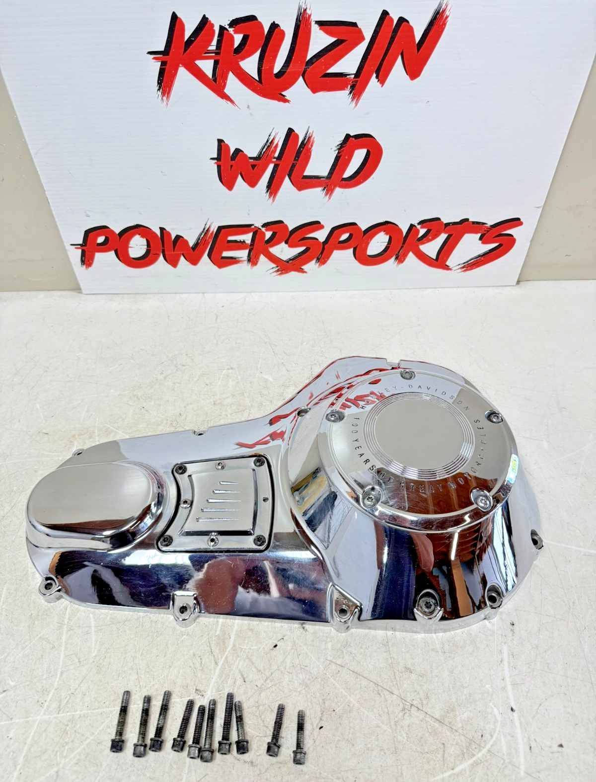 2003 HARLEY ELECTRA GLIDE Outer Primary Clutch Cover 100th Anniversary
