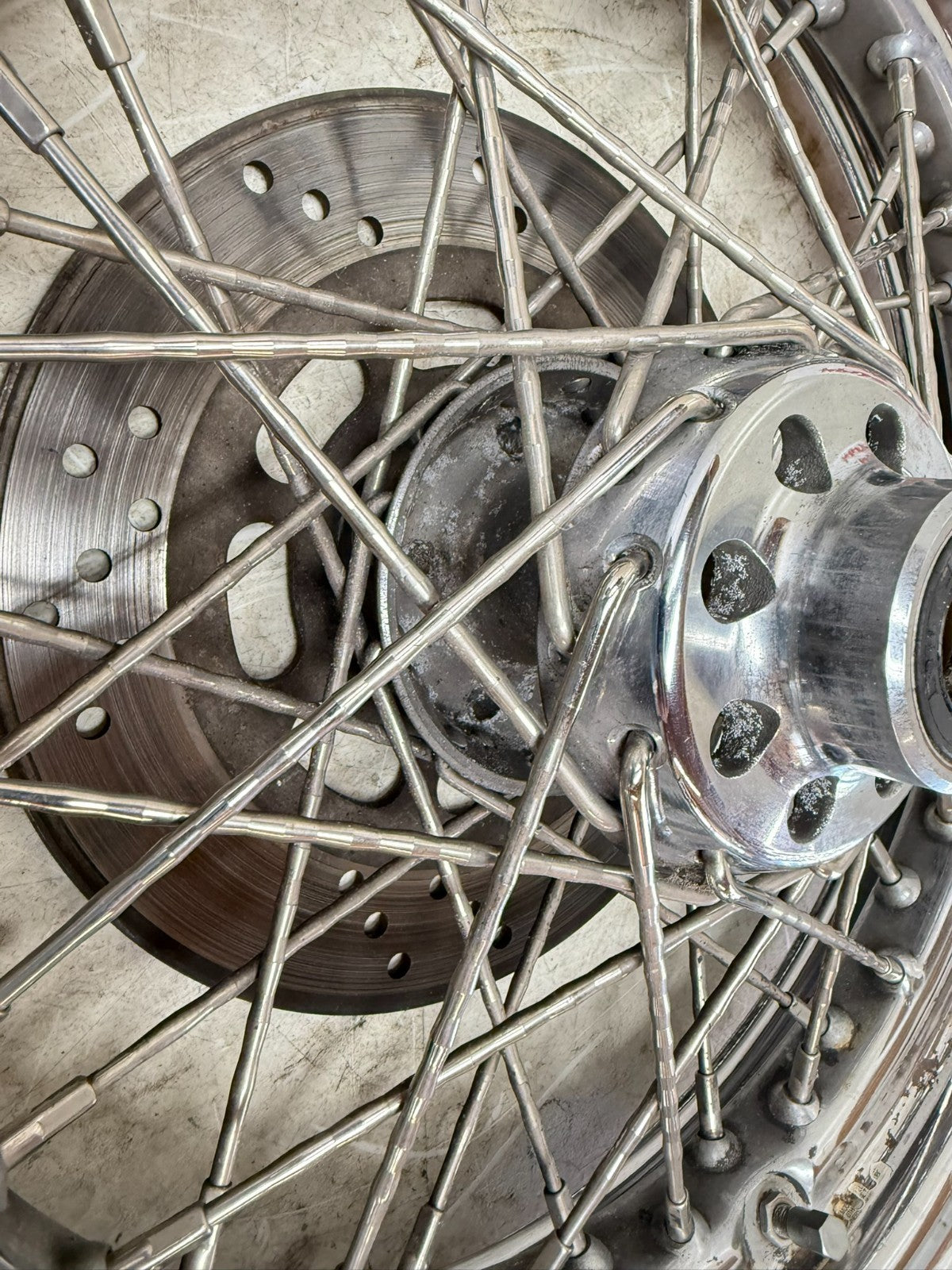 1997 HARLEY DAVIDSON SOFTAIL Front Wheel Rim Tire Laced Brake Rotor 16x3