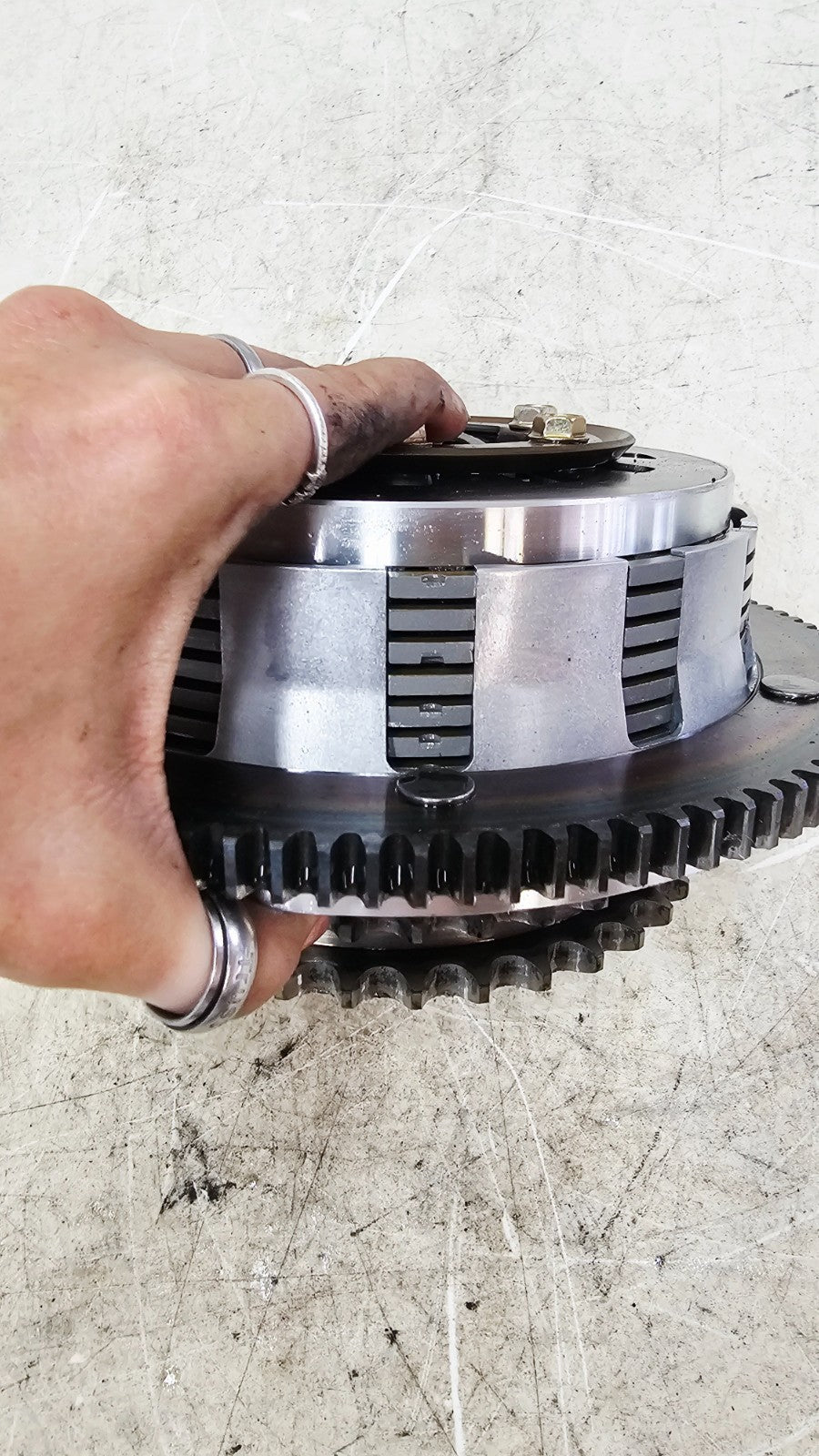 2002 HARLEY SOFTAIL Primary Clutch Chain Compensator Jackshaft Gear