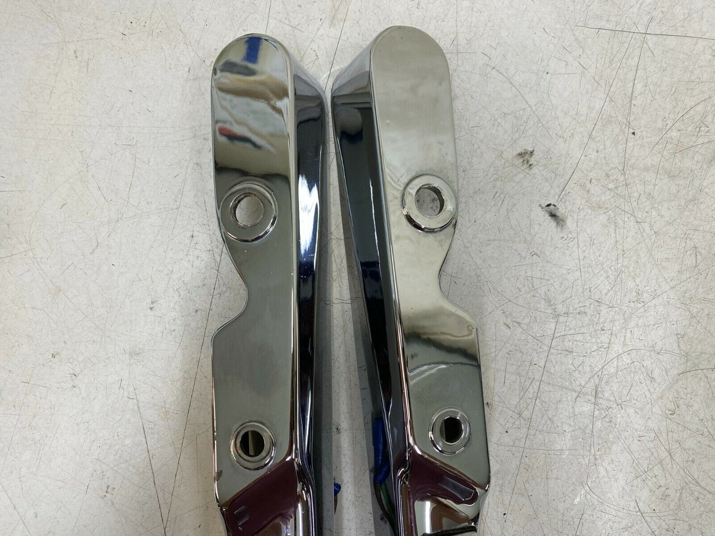 1990 HARLEY DAVIDSON FXR FXRS FXLR FXRT CHROME REAR FENDER STRUT COVERS SIGNALS