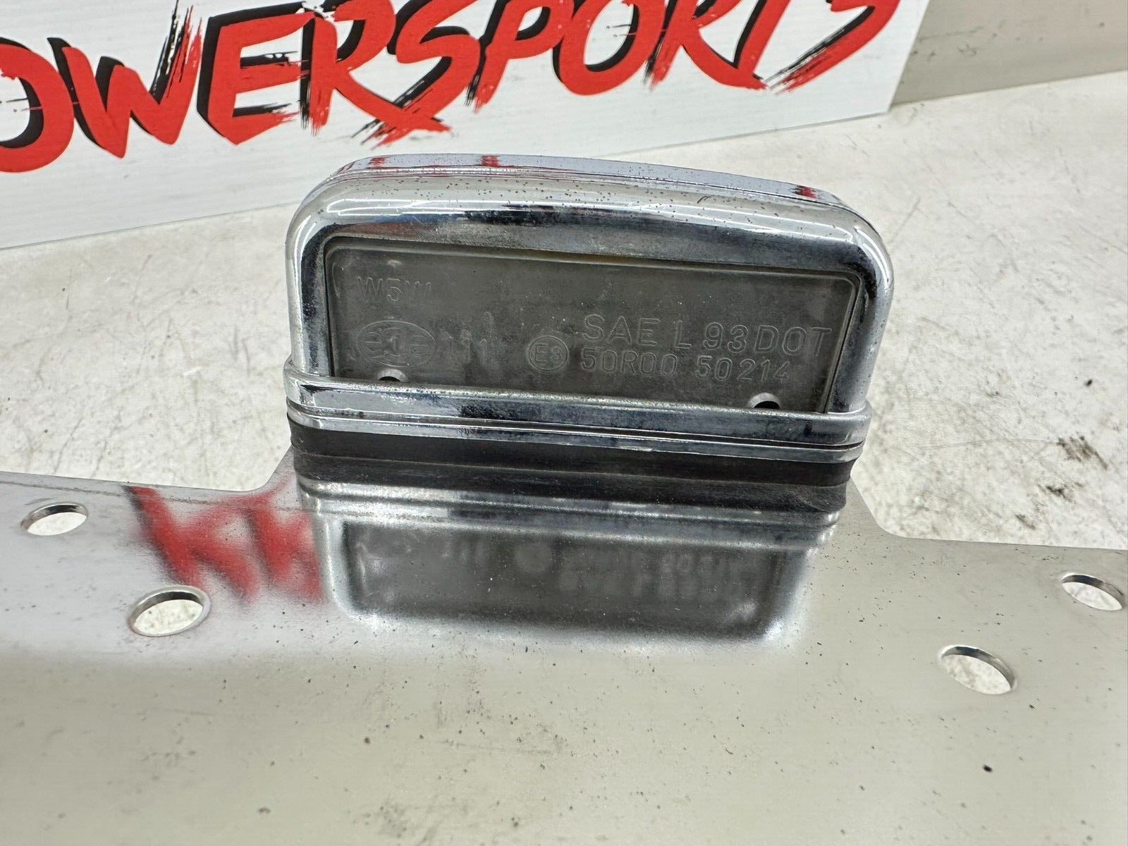 2006 Victory Kingpin Rear Fender Chrome License Plate Holder