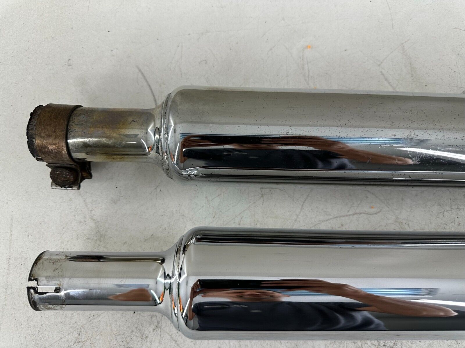 2003 HARLEY FLH ELECTRA GLIDE SCREAMIN EAGLE SLIP ON MUFFLERS RIGHT LEFT 3.5"