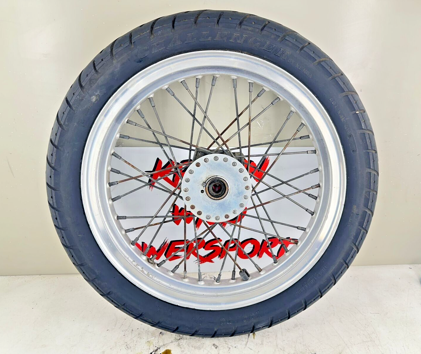 2003 Harley Davidson Sportster  99 Down 19" Front Wheel Rim Spoke Laced