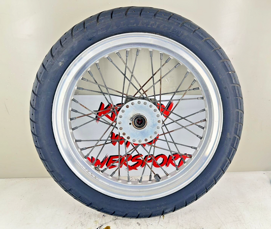 2003 Harley Davidson Sportster  99 Down 19" Front Wheel Rim Spoke Laced