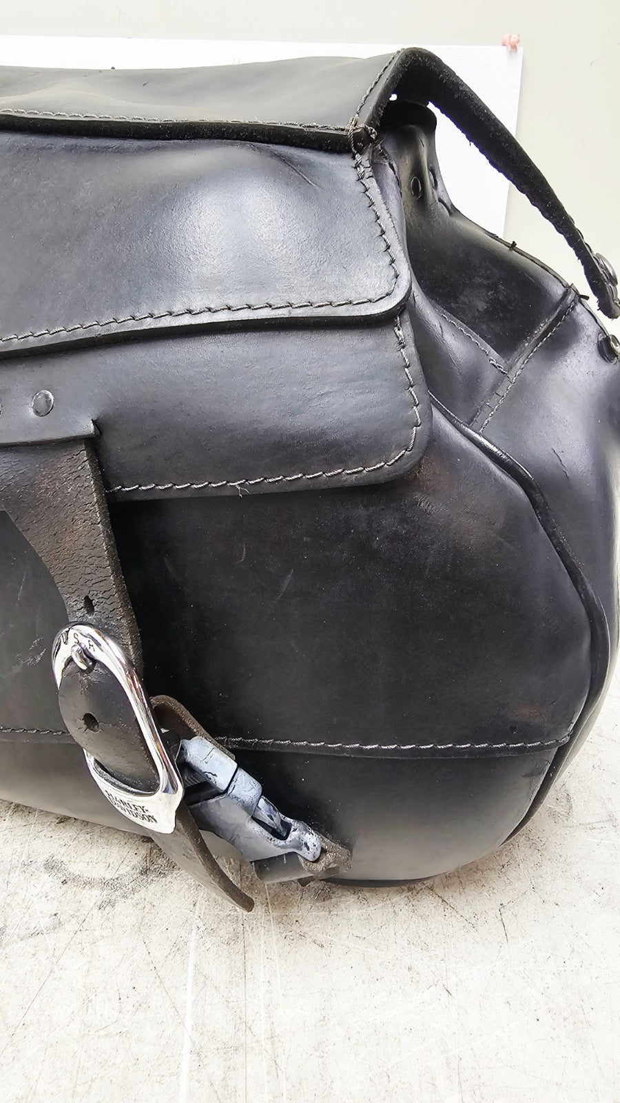 2001 Harley Davidson Sportster OEM Leather Saddlebags