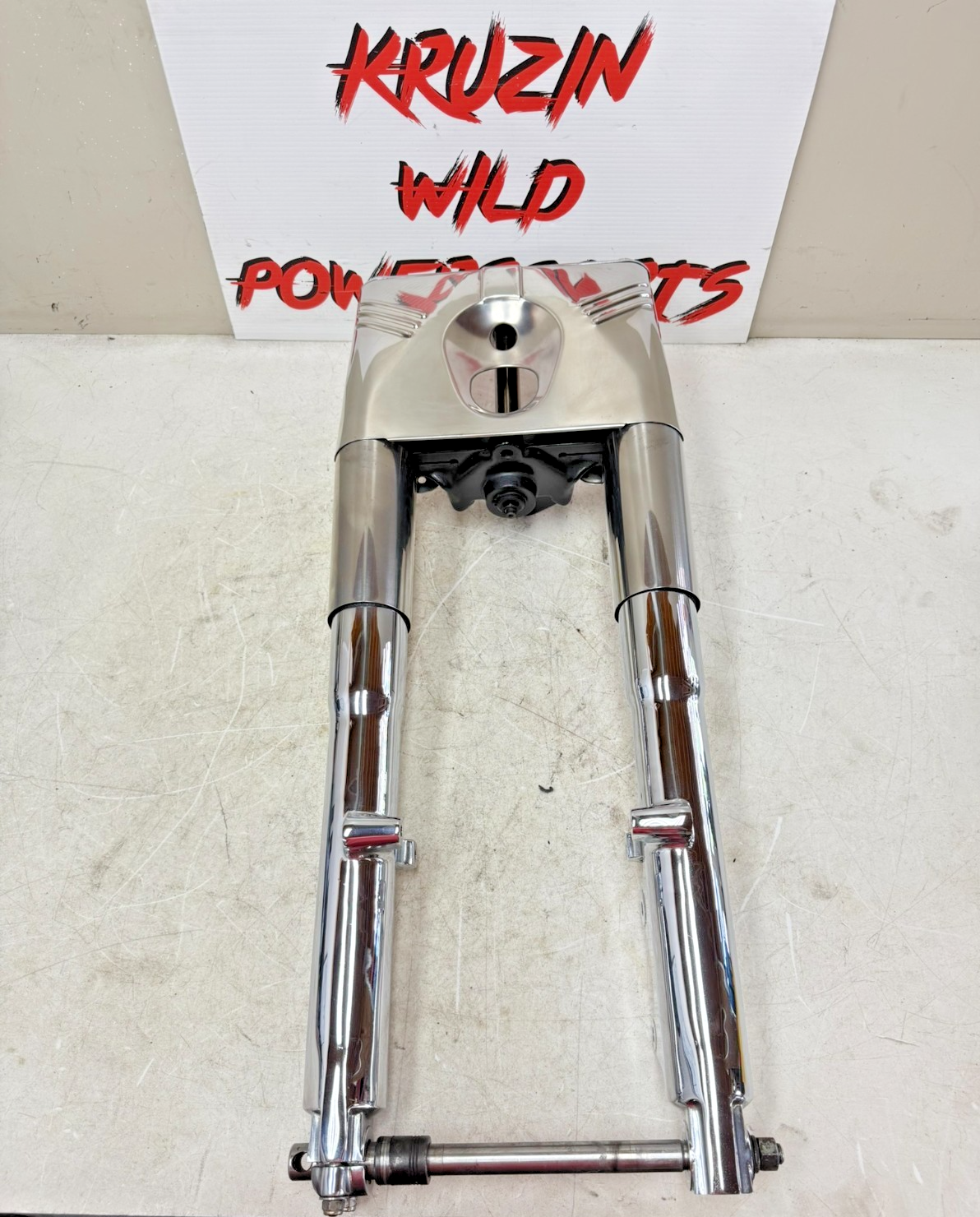 1997 HARLEY DAVIDSON SOFTAIL Chrome Front End Forks Triple Tree Lowers 41mm 