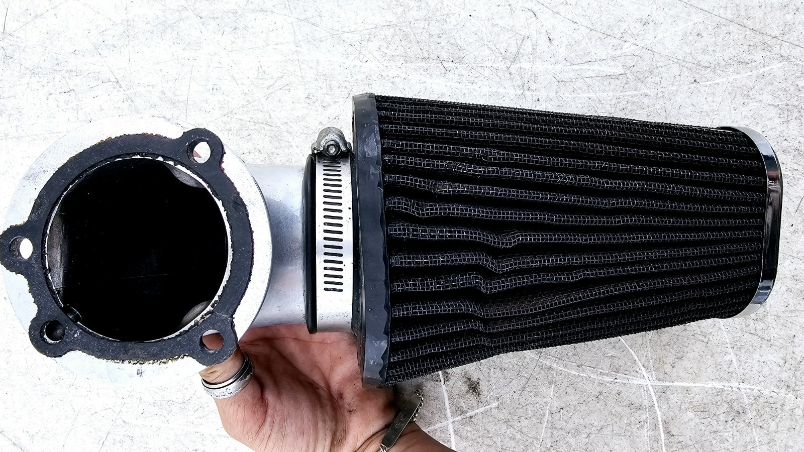 1988 HARLEY SOFTAIL K&N Cone Air Cleaner Filter Intake Black
