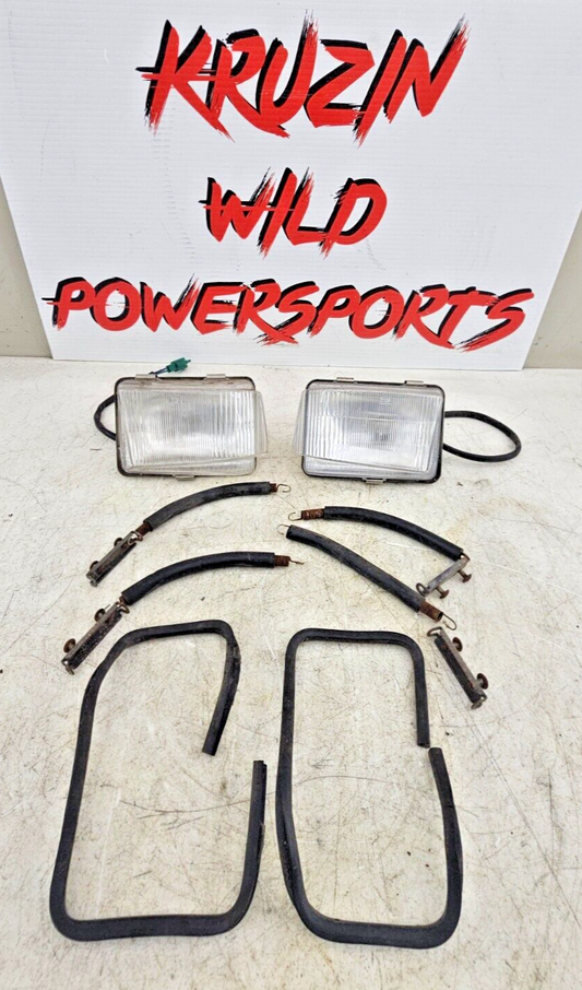 1993 HONDA GOLDWING GL1500 Right Left Fog Light Housing & Bulbs & MTG Hardware