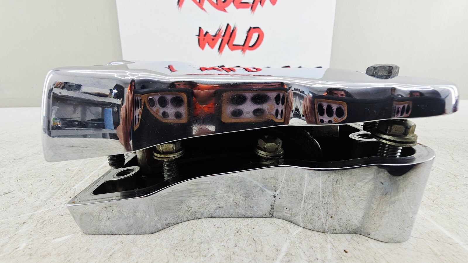 2000 HARLEY FLH ROADKING Chrome Cylinder Head Rocker Boxes 17593-99