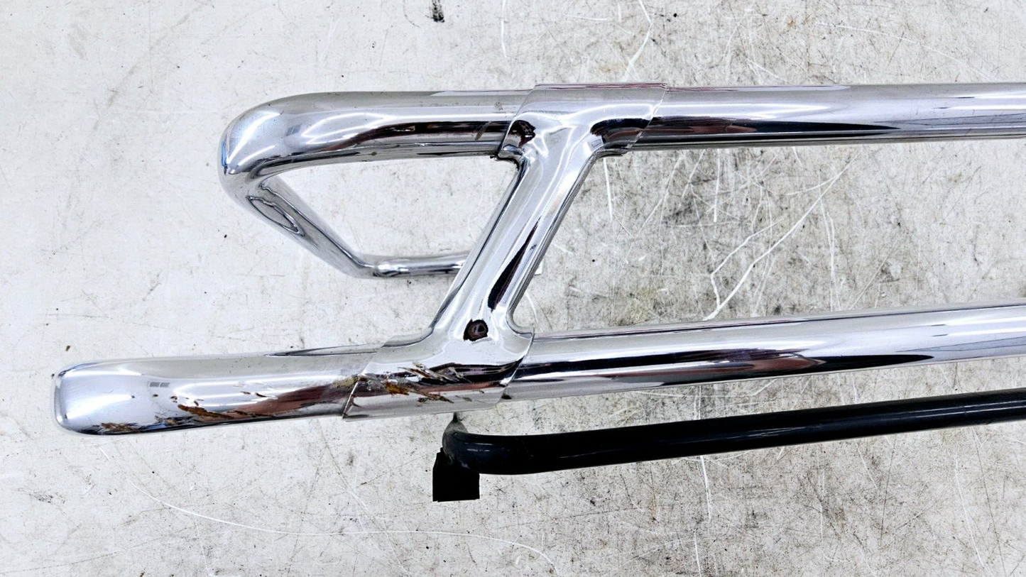 1994 HARLEY FLH ELECTRA GLIDE Chrome Right Saddlebag Bumper Guard Muffler Hanger