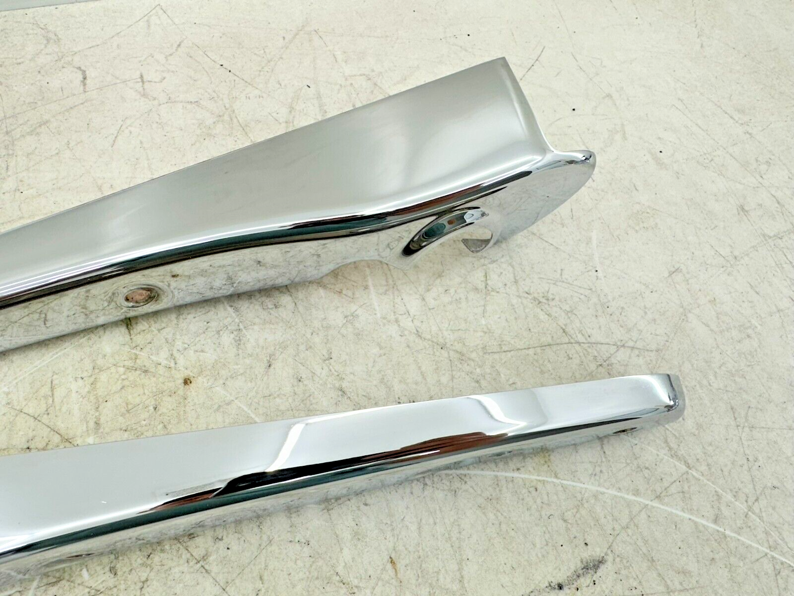 2008 HARLEY SPORTSTER CUSTOM Chrome Rear Fender Frame Strut Arm Covers