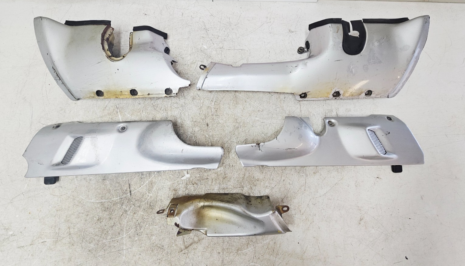 1995 HONDA GOLDWING GL1500 Lower Exhaust Cover Belly Fairing Panels