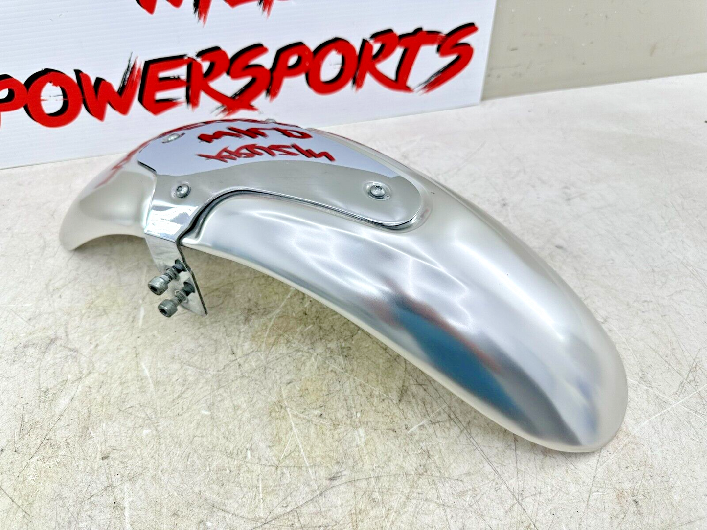 2003 Harley Davidson V Rod VRSCA 100th Anniversary Front Fender +Chrome Bracket