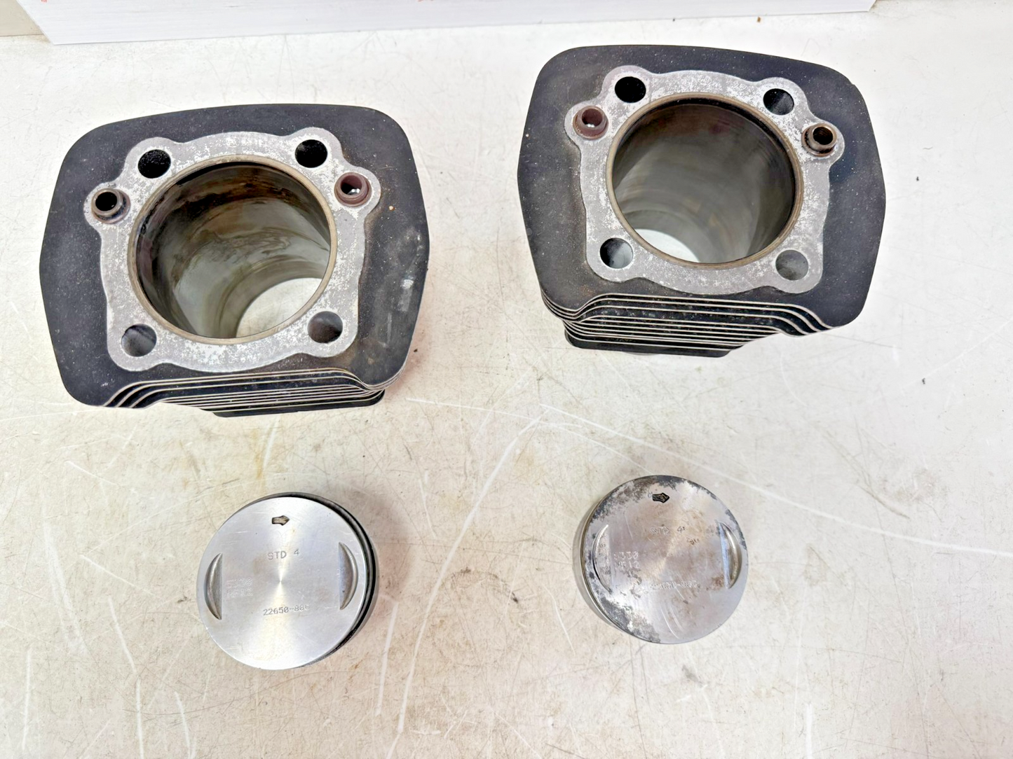 2003 Harley Davidson Sportster Engine Motor Cylinders Jugs & Piston Top End