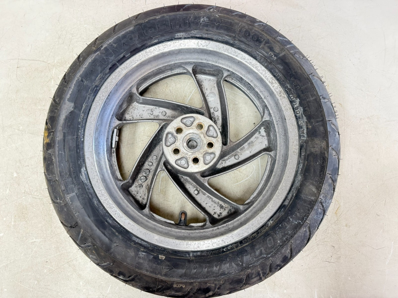 2002 Honda Goldwing GL1800 Rear Wheel Rim Tire 5 Spoke OEM 16x5