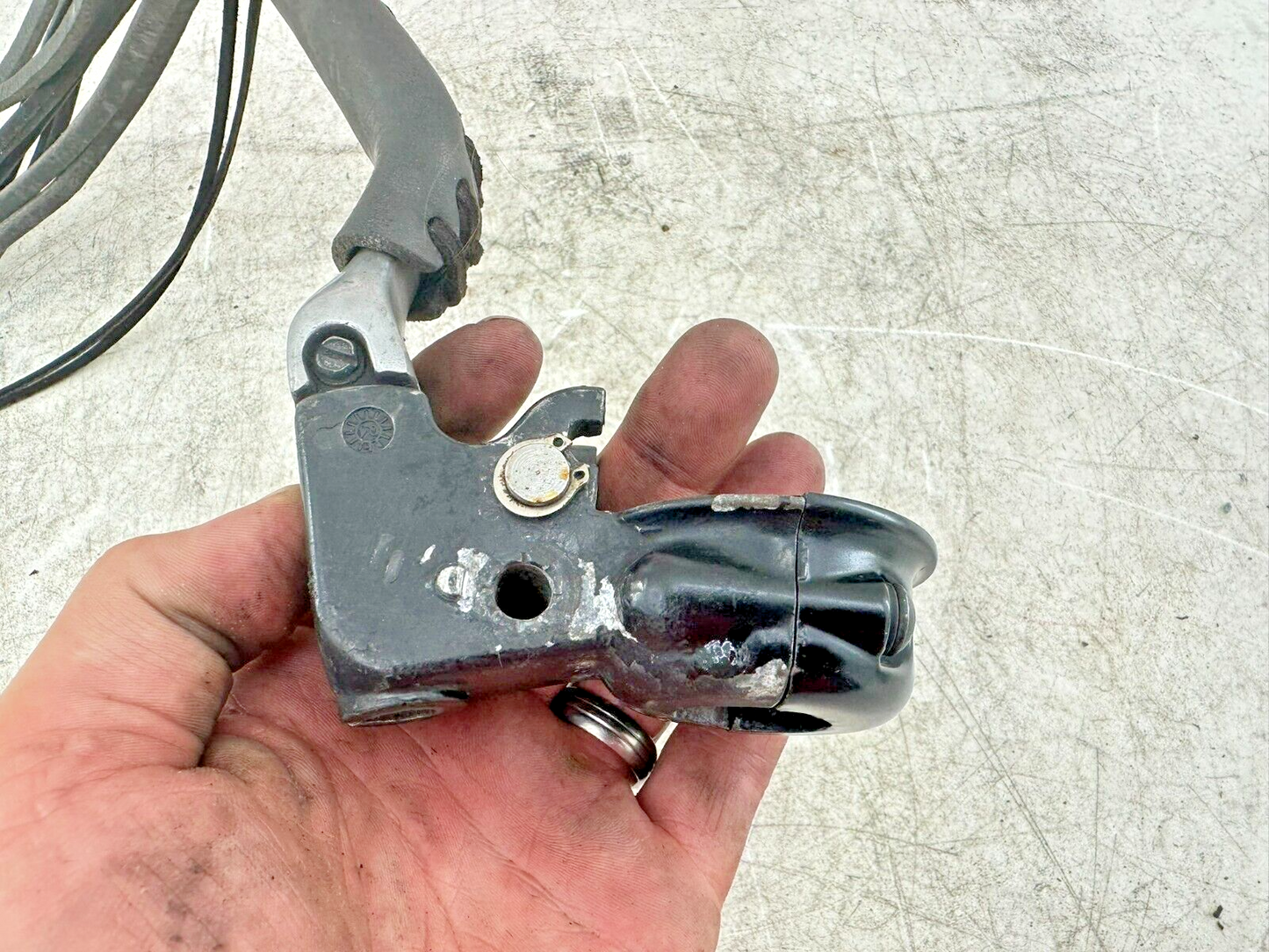 2001 HARLEY SOFTAIL Clutch Lever + Perch Pirch Mount