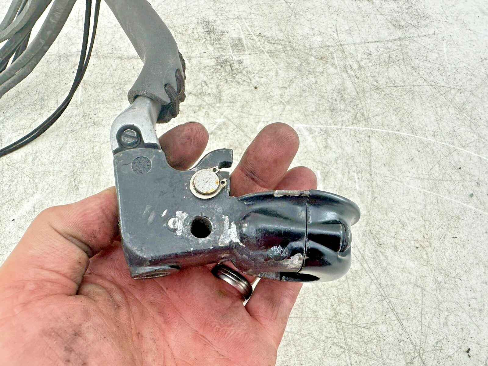 2001 HARLEY SOFTAIL Clutch Lever + Perch Pirch Mount