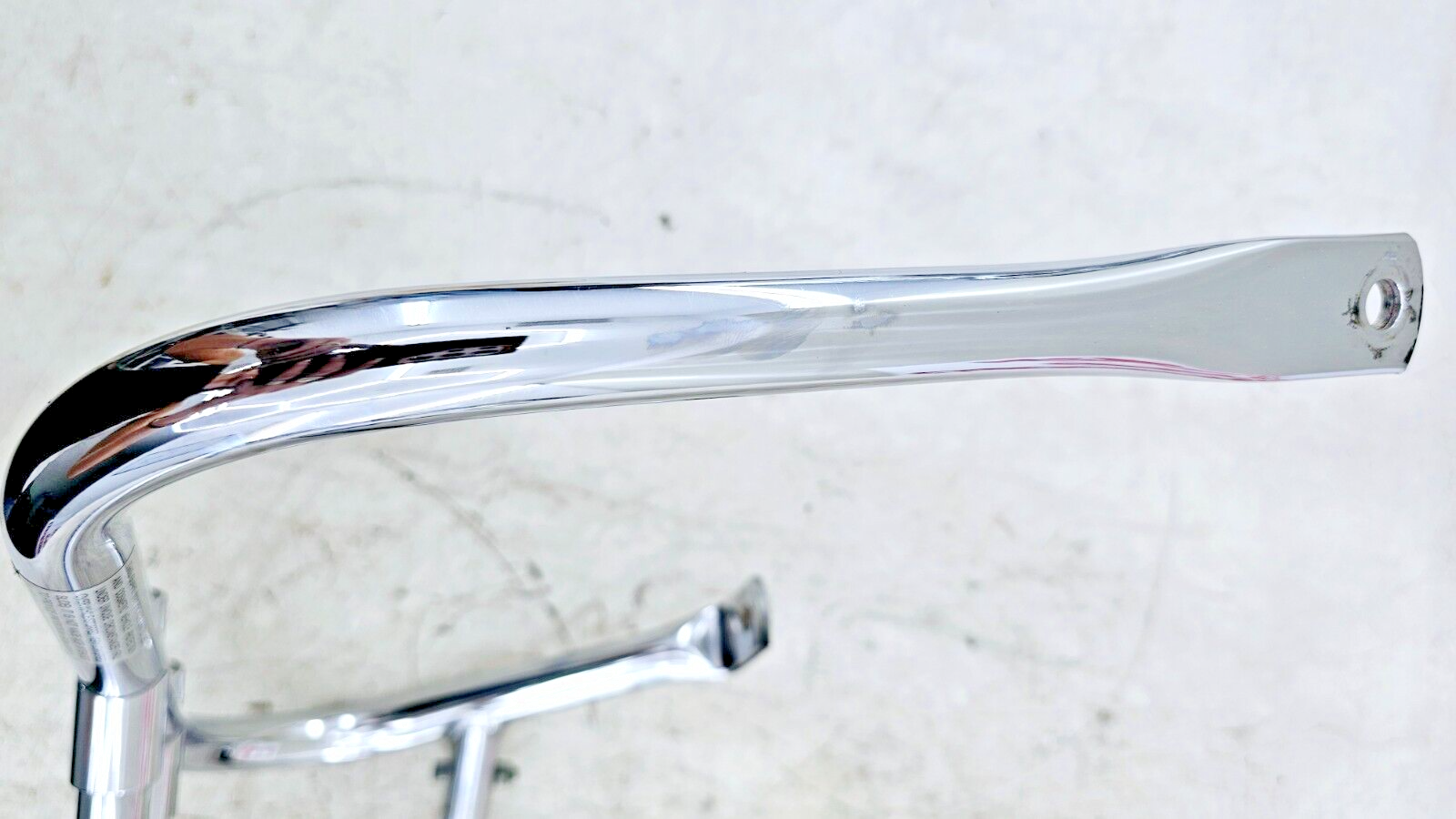 1998 HARLEY FLH ELECTRA GLIDE Chrome Left Saddlebag Surround Bumper No Rust